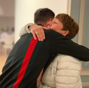 Hans-Jurgen Draxler wife and son Julian Draxler.